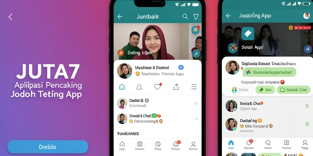 Tampilan antarmuka JUTA7 yang modern dan mudah digunakan.