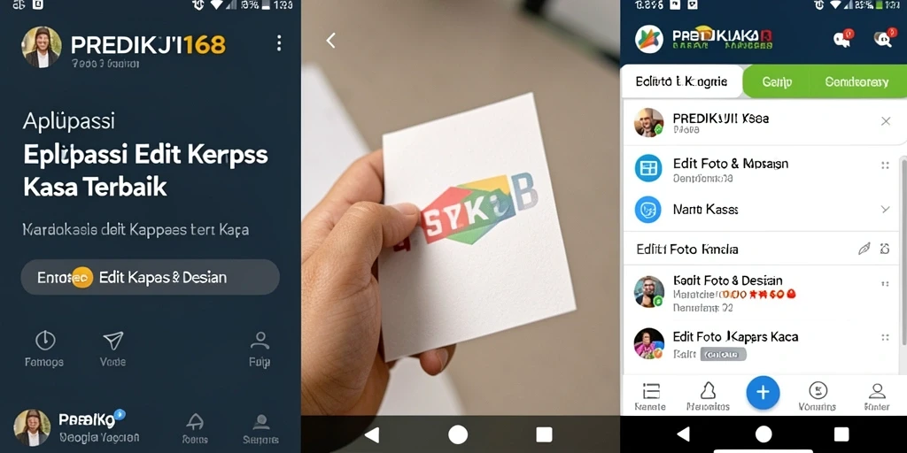 Tampilan utama aplikasi PREDIKSI168 dengan berbagai fitur Edit Foto Kertas Kaca.
