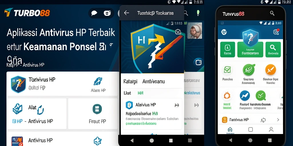Antarmuka TURBO88 yang modern dan mudah digunakan untuk perlindungan antivirus.